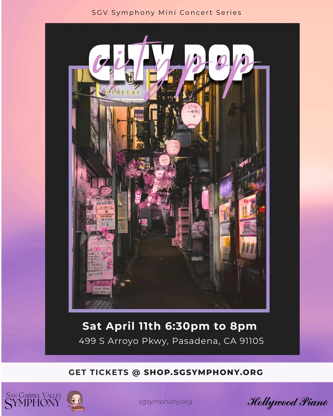 SGV Jazz Presents: Japanese City Pop