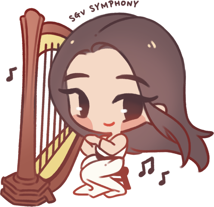 Harpist Chibi Sticker