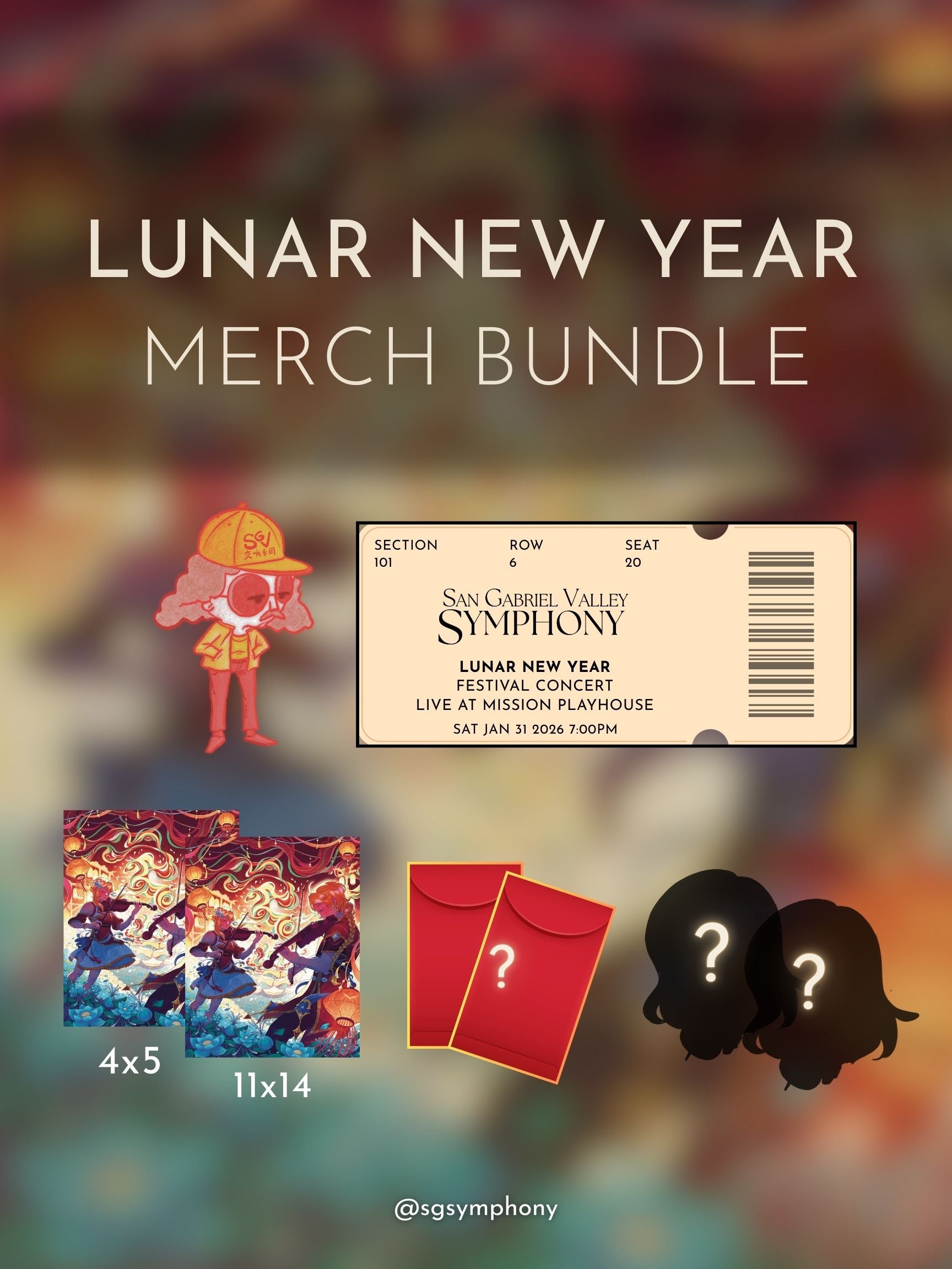 Lunar New Year Festival Concert Merch Bundle (Pick Up Only)