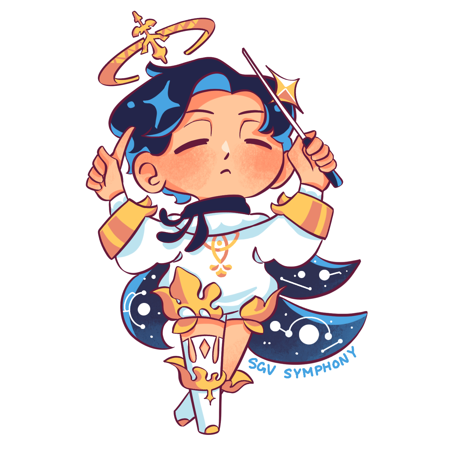 Conductor Chibi Sticker