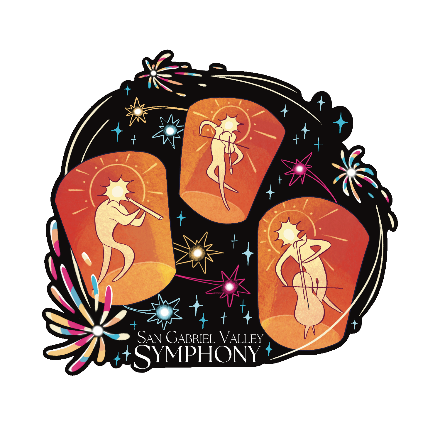 Mid-Autumn Festival Lantern Sticker