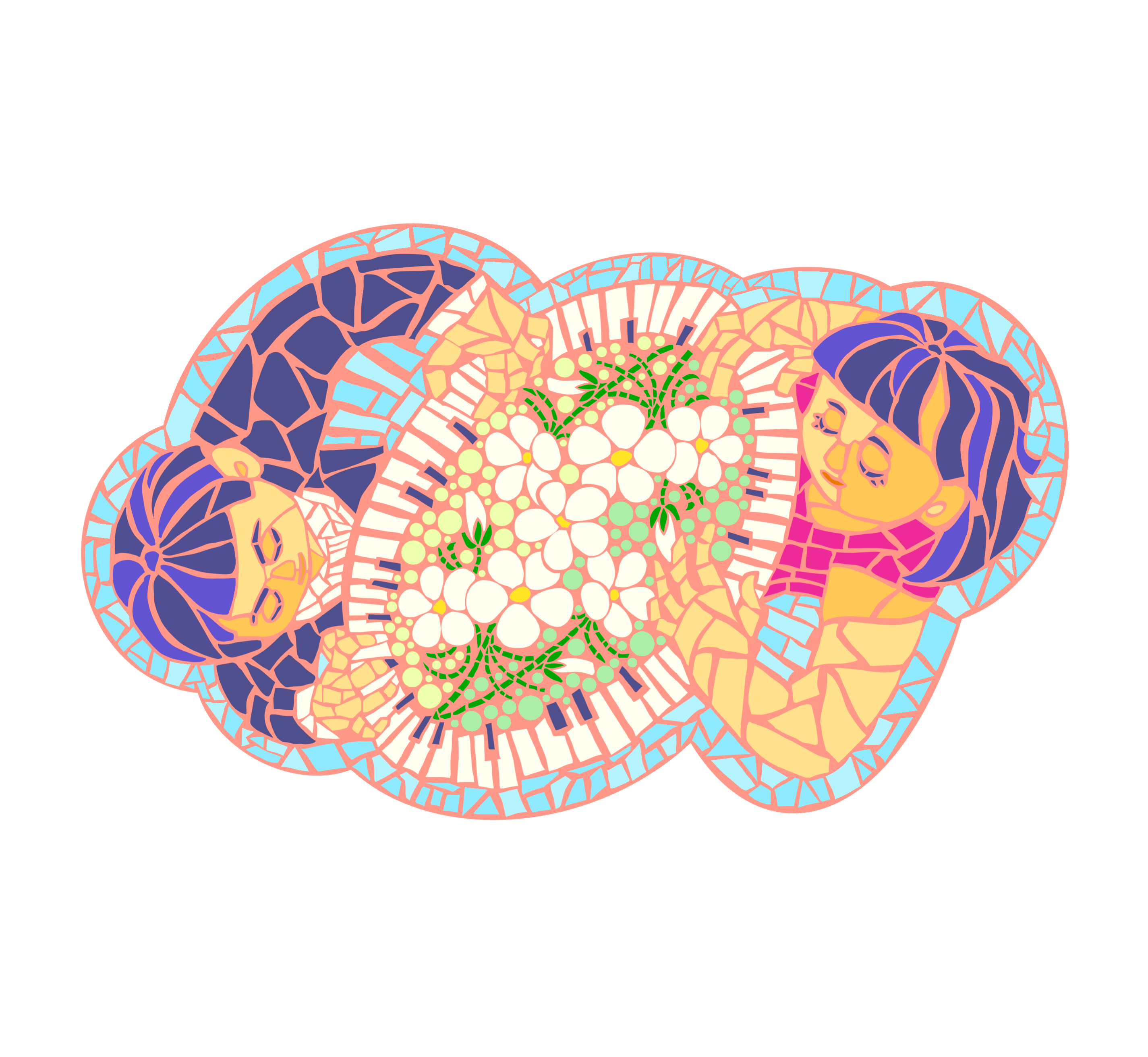 Piano Duo Sticker