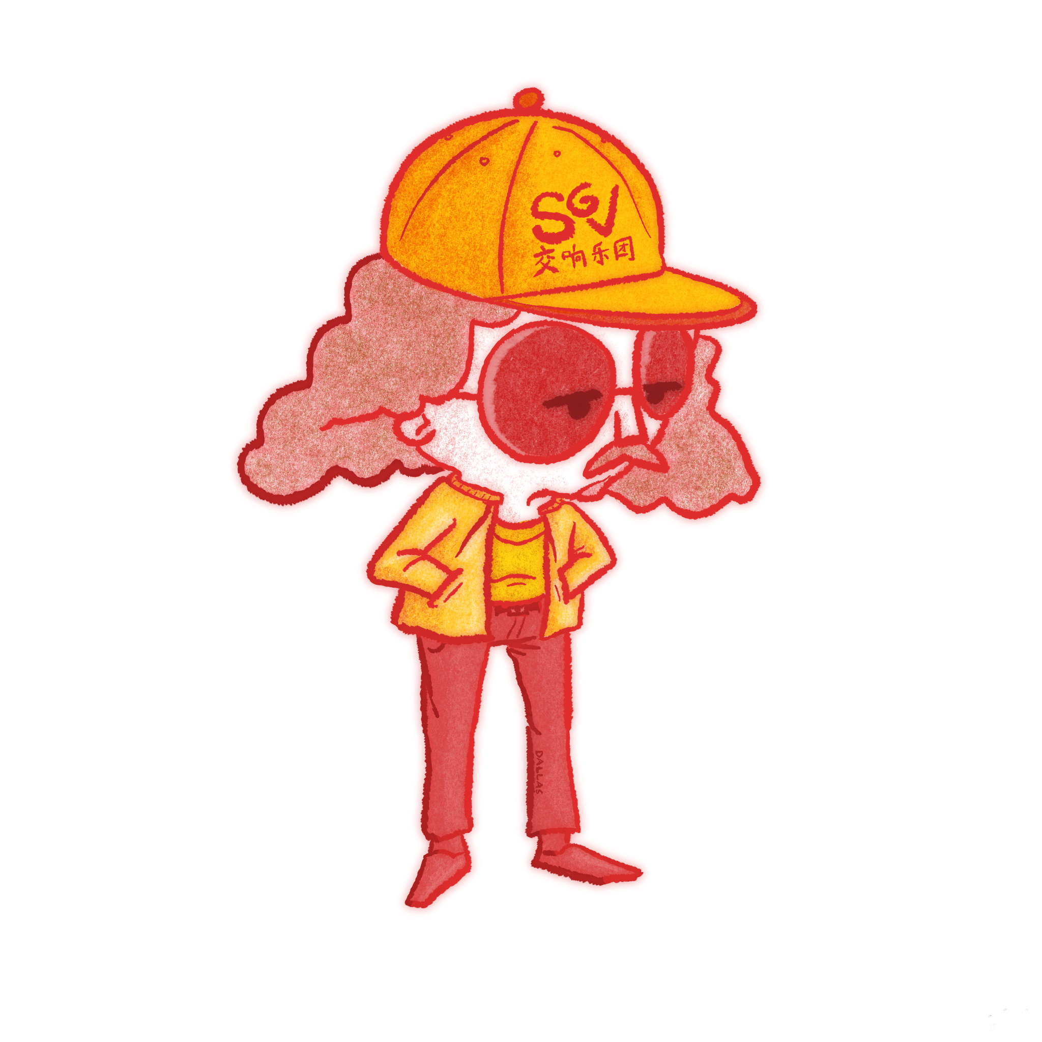 Dallas Crane Lunar New Year Festival Sticker